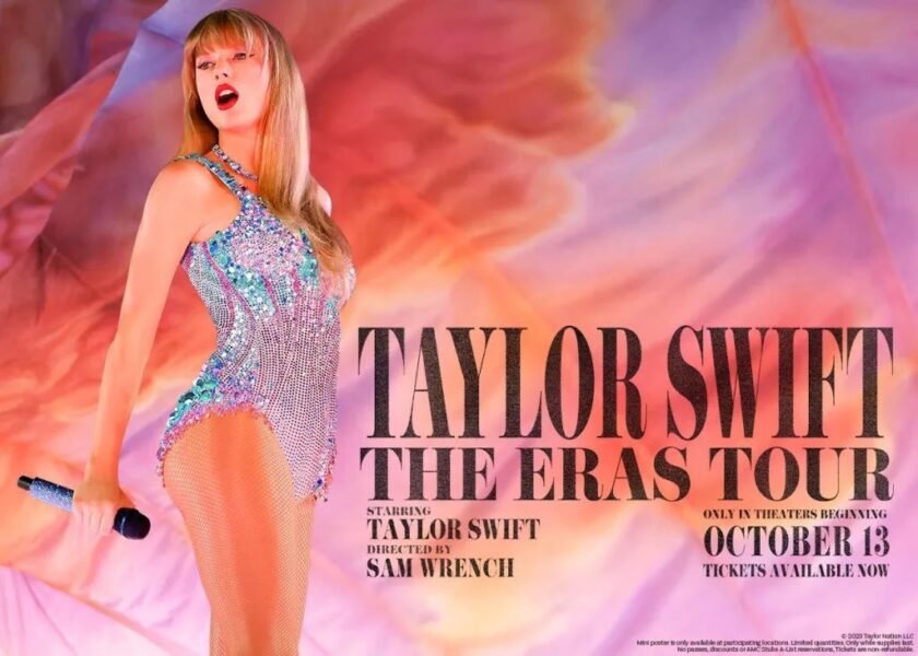 Taylor Swift anuncia filme 'The Eras Tour', nos cinemas em 13 de outubro!