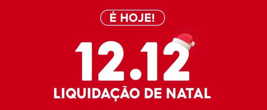 Shopee inicia liquidação de natal "12.12"