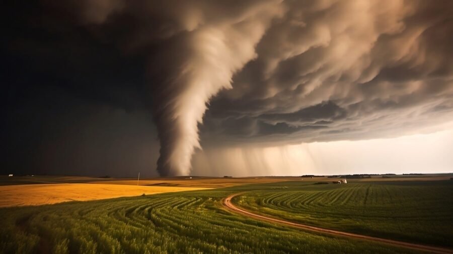 Tornado arranca prédio do solo como se fosse papel em Nebraska