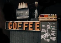 Retro coffee shop