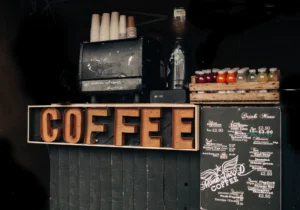 Retro coffee shop