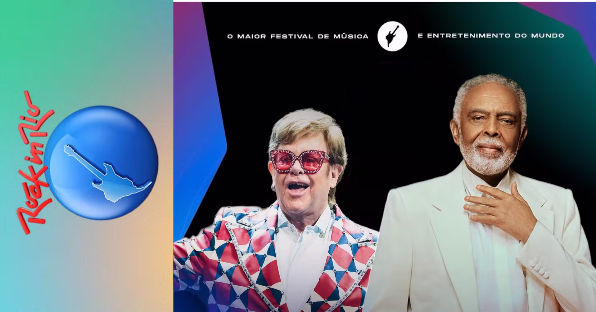 Rock in Rio 2026 kicks off with a bang: Elton John confirmed as headliner on September 7; Gilberto Gil to perform on the Palco Mundo stage, and the festival unveils its stage design and benefits for Rio