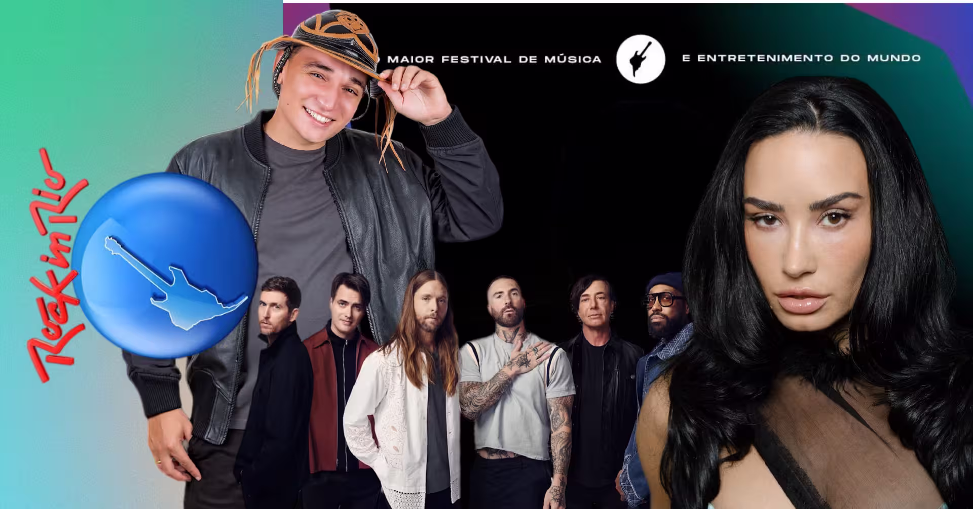 Festival announces new acts and counts down to the main stage Maroon 5 returns to the festival and promises a night of hits Demi Lovato brings a new era of pop to Rock City